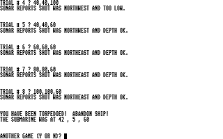 Depth Charge atari screenshot